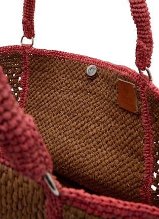 Detail View - Click To Enlarge - LIMAIA - Nivo Raffia Tote Bag