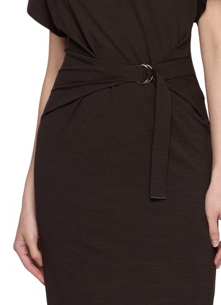  - BRUNELLO CUCINELLI - Belted Shift Midi Dress