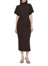 BRUNELLO CUCINELLI Belted Shift Midi Dress