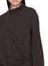  - BRUNELLO CUCINELLI - Draped Couture Wool Jersey Turtleneck Top