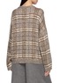 Back View - Click To Enlarge - BRUNELLO CUCINELLI - Sequin Chequered Knit Sweater