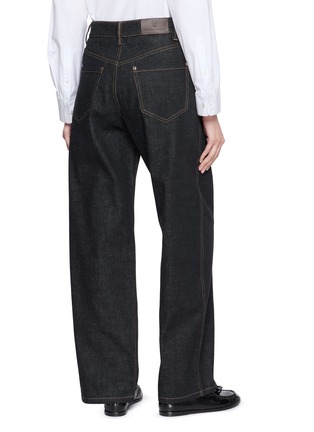 Back View - Click To Enlarge - BRUNELLO CUCINELLI - Straight Leg Denim Jeans