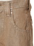  - BRUNELLO CUCINELLI - Metallic Finish Wide Leg Denim Jeans
