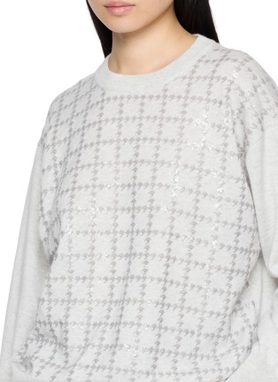  - BRUNELLO CUCINELLI - Chequered Cashmere Sweater