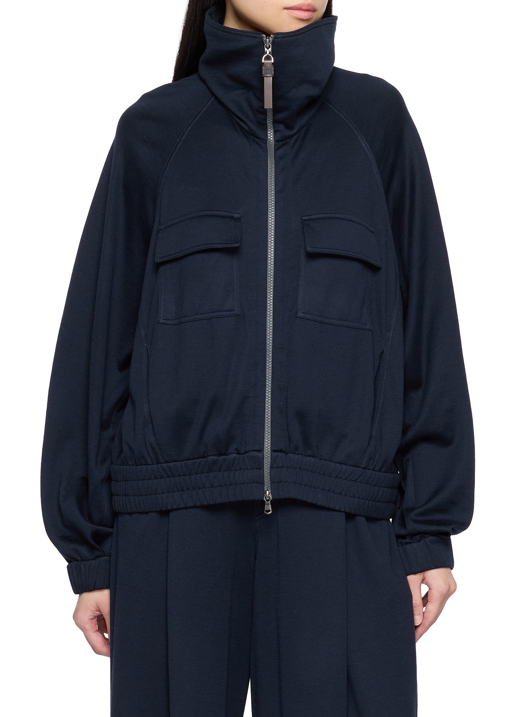 BRUNELLO CUCINELLI | High Neck Zip Jacket | Women | Lane Crawford