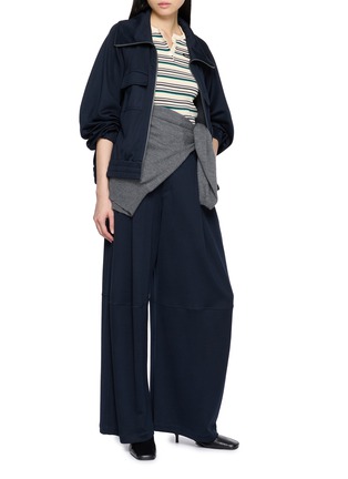 Figure View - Click To Enlarge - BRUNELLO CUCINELLI - High Neck Zip Jacket