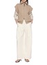 Figure View - Click To Enlarge - BRUNELLO CUCINELLI - Pleated Wide Leg Pants