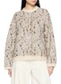 BRUNELLO CUCINELLI Leopard Print Fuzzy Knit Sweater