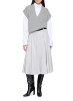 BRUNELLO CUCINELLI | Flared Wool Midi Skirt | Women | Lane Crawford