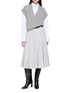 Figure View - Click To Enlarge - BRUNELLO CUCINELLI - Flared Wool Midi Skirt