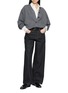 Figure View - Click To Enlarge - BRUNELLO CUCINELLI - V-Neck Cashmere Stretch Knit Cardigan