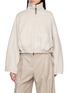 BRUNELLO CUCINELLI High Neck Fluid Wool Double Jacket