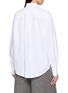 Back View - Click To Enlarge - BRUNELLO CUCINELLI - Long Sleeve Crystal Bar Tie Shirt