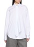 BRUNELLO CUCINELLI Long Sleeve Crystal Bar Tie Shirt