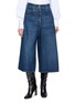 Main View - Click To Enlarge - BRUNELLO CUCINELLI - Wide Leg Authentic Denim Cropped Pants