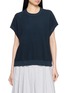 Main View - Click To Enlarge - BRUNELLO CUCINELLI - Cap Sleeve Metallic Knit Top