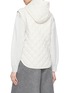 Back View - Click To Enlarge - BRUNELLO CUCINELLI - Hooded Quilted Puffer Gilet