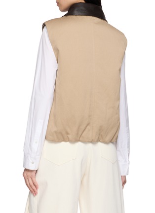 Back View - Click To Enlarge - BRUNELLO CUCINELLI - Reversible Zip Vest