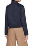 Back View - Click To Enlarge - BRUNELLO CUCINELLI - Beaver Cropped Cashmere Coat