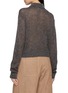 Back View - Click To Enlarge - BRUNELLO CUCINELLI - Sparkling Mohair Wool Knit Cardigan