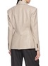 Back View - Click To Enlarge - BRUNELLO CUCINELLI - Double Breasted Sparkling Wool Twill Suit Jacket