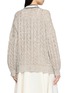 Back View - Click To Enlarge - BRUNELLO CUCINELLI - Sequin Open Knit Cardigan