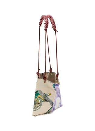 Detail View - Click To Enlarge - MANIPURI - Small Reversible Print Tote Bag