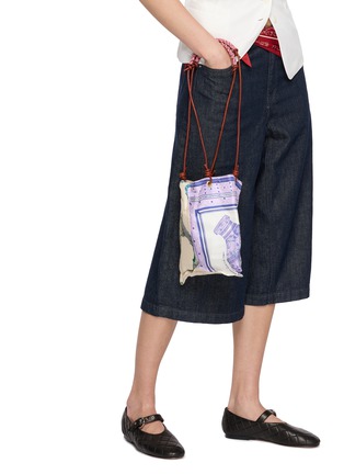 Figure View - Click To Enlarge - MANIPURI - Small Reversible Print Tote Bag