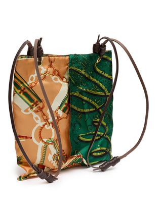 Detail View - Click To Enlarge - MANIPURI - Small Reversible Print Tote Bag