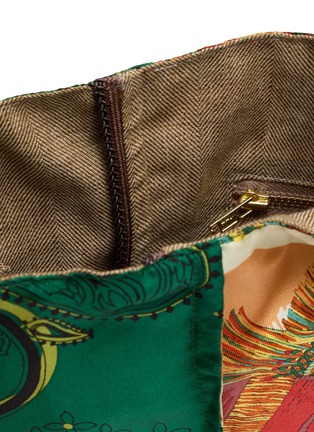 Detail View - Click To Enlarge - MANIPURI - Small Reversible Print Tote Bag