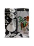 MANIPURI Large Print Organza Silk Tote Bag