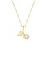 LC COLLECTION JEWELLERY 18K Gold Diamond Pendant Necklace