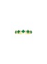 LC COLLECTION JEWELLERY 14K Gold Diamond Emerald Ring — Size US 7