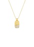 LC COLLECTION JEWELLERY 18K Gold Diamond Pendant Necklace