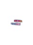 LC COLLECTION JEWELLERY 18K White Gold Diamond Multi Sapphire Ruby Ring — US 7