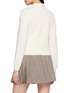 Back View - Click To Enlarge - MONCLER - Padded Wool Cardigan Jacket