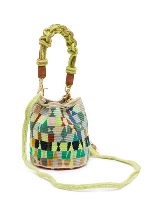 Detail View - Click To Enlarge - GUANABANA - Macramé Handle Crossbody Bag
