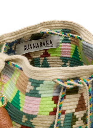 Detail View - Click To Enlarge - GUANABANA - Macramé Handle Crossbody Bag