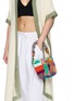 Front View - Click To Enlarge - GUANABANA - Macrame Handle Crossbody Bag
