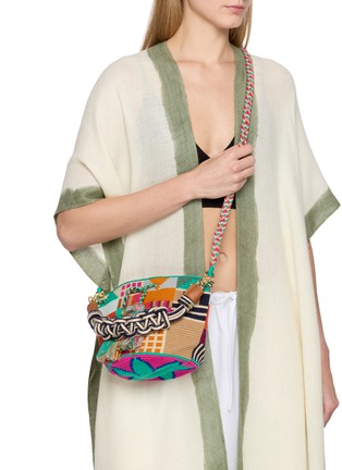 Figure View - Click To Enlarge - GUANABANA - Macrame Handle Crossbody Bag