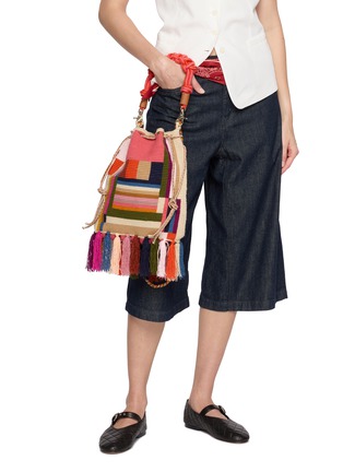 Figure View - Click To Enlarge - GUANABANA - Zoe Macrame Handle Crossbody Bag