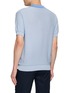 Back View - Click To Enlarge - PIACENZA 1733 - Sailor Knit Silk Cotton Polo Shirt