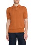 PIACENZA 1733 Diamond Open-Knit Cotton Polo Shirt