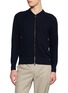 PIACENZA 1733 Textured Zip-Up Cotton Cardigan