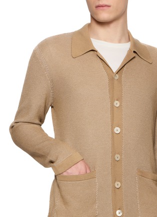  - PIACENZA 1733 - Button-Up Collar Silk Cotton Cardigan
