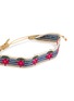 Detail View - Click To Enlarge - GUANABANA - Floral Embroidered Bracelet