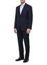 Figure View - Click To Enlarge - TOMORROWLAND - Single Breasted Horizon Twill Blazer