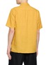 Back View - Click To Enlarge - TOMORROWLAND - Linen Short Sleeve Shirt