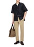 Figure View - Click To Enlarge - TOMORROWLAND - Ice Cotton Chino Trousers