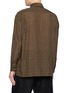 Back View - Click To Enlarge - TOMORROWLAND - Striped Check Double Pocket Collared Shirt